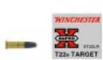 Symbol: XT22LR T22 Long Rifle Rimfire Target Ammunition Bullet Type: Lead Round Nose, Standard Velocity Bullet Weight: 40 Grains Handgun Ballistics: Barrel Length 6" Mid Range Trajectory (100yds): 4 M...