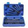This universal 24 piece combination drive pin and roll punch set in a custom blow mold. The set is sure to compliment any work bench or range bag. Each set includes 6 brass tip drive pin punches (1/8"...