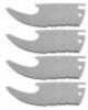 Camillus Tigersharp Replacement Blades 4 Pack Serrated constructed of 420 stainless steel titanium bonded blade that is 3x harder than untreated stainless steel. Offers a longer lasting edge. Replacem...
