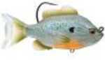 LiveTarget Lures Sunfish Swimbait Freshwater, 3 1/2" Length, 1/2 oz, 1'-8' Depth, Natural/Blue Pumpkinseed, Per 1 Md: SF