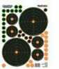 Champion Targets 46138 VisiColor Variety Pack 50 yd Sight-In Self-Adhesive Paper Bullseye Orange/Black