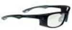 Radians CSB1009BX Bravo Glasses Eye Protection Black Frame Ice Polycarbonate Lens 1 Pair
