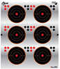 Allen 15231 EZ-Aim Reflective Bullseye Self-Adhesive Mylar Target 6 Per Pkg