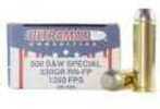 500 Smith & Wesson By Ultramax 500 S&W 330 Grain Round Nose Flat Point Per 20 Ammunition Md: 500SW4