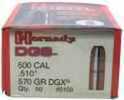 Hornady .510 Cal. 570 Grain Dangerous Game Expanding Bullets 50 Per Box Md: 5150