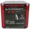 Winchester Ammunition - Caliber: 17 HMR - Grain: 15.5 - Bullet Type: Polymer Tip NTX - Muzzle Velocity: 2550 Fps - Per 50....See Details For More Info.