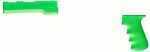 Hogue 74009 Rubber Grip AK-47 Zombie Green