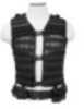 NCSTAR Modular Vest Nylon Black Size Medium- 2XL Fully Adjustable PALS/ MOLLE Webbing Includes Pistol Belt with Two Acce