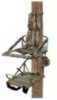 Welded-Aluminum Design Is Quiet, Stable And Sturdy. 21” X 31” Slatted Sure-Grip® Platform. 20” X 27” Top climbing Section. Padded climbing bar, armrests And Adjustable Seat. Comes With Backpack straps...