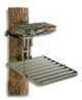 High-Quality, Welded-Aluminum Construction For years Of Trouble-Free Service. Slatted, Sure-Grip® Platforms With Larger Ribbed Traction treads For Sure Footing. Attaches To Tree With Heavy-Duty Ratche...