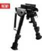 Aim Sports BPHS01 H-Style Bipod Black Aluminum and Carbon Steel 6.5-9"
