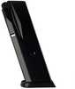 This CZ magazine is compatible with your P-07 Duty model and is constructed  of steel with a black finish.