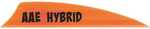 AAE Hybrid Vane 1.85 Fire Orange 100 pk. Model: HY185FO100