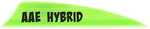 AAE Hybrid Vane 2.0 Bright Green 100 pk. Model: HY20BG100