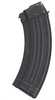 Capacity: 30 ROUNDS Finish: Black Material: Steel Application: AK47 7.62X39 Other FEATURES:: Surplus AK-47 Mag, All Steel No-Flex Construction Ribbed WALLS SHOWS Some Usage