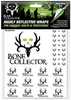 Made from a vinyl which has a 3-5 year rating and are very visible in low-zero light conditions when struck by any source of light. The small size decals are pre-cut to fit any arrow shaft or crossbow...