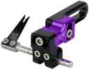 The Horizon Launcher is constructed with an anodized aluminum body and a stainless steel launcher arm. Features engraved indexing lines and solid lock down. Includes a 0.010â€ standard blade.