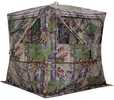 The Blockout 4 XLT has plenty of elbow room and stands 80â€ tall allowing for standing shots. Find the perfect spot and simply pop open the five durable hubs and you are ready to hunt. The large view...