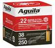 Bullet Style: CopPer Plated Hollow Point (CPHP) Cartridge: AFF_22 Long Rifle Grain: 38 Muzzle Velocity (Feet Per Second): 1280 Rounds: 250 Manufacturer: Aguila Model: 1B221103