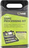 HME Game processing kits Are Made With Strong And Durable Black Oxide 420HC Steel And Non-Slip TPR Rubber Handles.