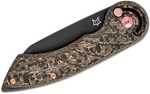 The Fox Radius folding knife is equipped with an innovative opening mechanism, the patented Fingers Safe Opening System. The rotating mechanism is operated by a knob located within thumb reach. The bl...