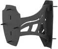 This Corner Shoulder Mount Is Made From Powder Coated Steel And Hangs In a Corner.  The 10" Swing Arm Is Designed Specifically For Mounting On Corner. The Shoulder Mount Can Hold Up To 35 Lbs.