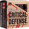 Hornady Critical Defense 38 Special +P 110 Grain Flex Tip eXpanding Ammo 25 Round Box