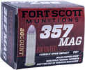 Fort Scott Munitions TUI Ammo Is a Match Grade Handgun Bullet, Designed To Be Reassuringly Effective For Self-Defense. Engineered To Tumble Upon Impact And Create a Dynamic Wound Cavity, The Unique, p...