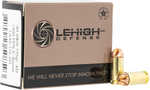 The Lehigh Defense XD 40 S&W, 115 Grain.