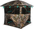 Primal The Breeze Ground Blind with a Full ventilation system allows for maximum air circulation.