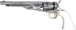 The 1860 Army was adopted as U.S. government ordnance because of its lighter weight, improved balance, and superior ballistics. This 6-shot, .44 caliber, round-barrel percussion revolver became very p...
