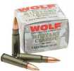 Wolf Military Classic Centerfire Rifle Ammunition is made up of steel and copper. This ammunition has a full metal jacket and comes with a dry storage box. These bullets are partially copper-coated an...