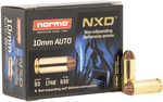Norma Ammunition 611340020 Self Defense NXD 10mmAuto 93gr 20 Per Box/10 Case