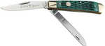 BOKER TREEBRAND TRAPPER JIGGED GREEN
