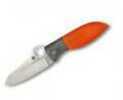 Spyderco Firefly Folding 2.74" VG10 Plain Blade, Orange G10 Handles Md: C184GPOR
