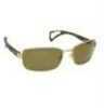 Zoinx Men Wrap Polarized Sunglasses Bronze Frame-Bronze Lens