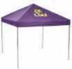 This Large 9X9 Tent Has a Durable Water Resistant Canopy Made Of 210 Denier Polyester. The Team Logo Is Featured On Two Sides And The Team Mascot Printed On a Secondary Color Valance. It Has a 6' Heig...