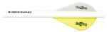 Bohning Blazer QuikFletch Neon Yellow/White 6 pk. Model: 101001NY