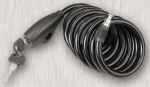 1/4” Rubber Coated Cable. Attached Directly To Cable. Made Of Weather Resistant Material. 2 keys Included For Convenience.