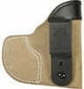 DESANTIS Soft Tuck Holster IWB LH Leather for Glock 42 Natural