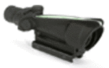 Trijicon 100161 ACOG 3.5x 35mm Obj 28.9 ft @ 100 yds FOV Black Matte Finish Dual Illuminated Crosshair 308 Ballistic Gre