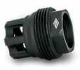 Yankee Hill 4401Mb24 sRx Mini Muzzle Brake QD Black Phosphate Steel With 5/8"-24 tpi, 9mm, 1.10" OAL & 9.375" Diameter F
