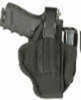 Blackhawk 40AM02BK Multi-Use with Mag Pouch OWB 3-4" Med/Lg DA Revolver Nylon