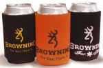 Browning Can Coozie - Maroon/White