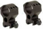 Burris Xtreme Tactical 30mm Ring - Pair Extra High (1") Wide 6-Screw With Lightweight Yet Thick Cross Section Alum