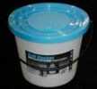 Durable Molded Plastic Has Snap-On Lid With Easy AccessLatch Top.2Nd largest Capacity Bucket In Its simplest Form.