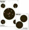 Champion Traps And Targets Visicolor Paper Sight-In With 4 Extra Bulls - 10 Per Pack Multiple "Hot Colors" Bas
