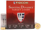 12 Gauge 2-3/4" Lead #8  1-1/8 oz 25 Rounds Fiocchi Shotgun Ammunition