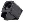 Constructed Of 6061 Aluminum With a Black anodized Finish, Faxon Pistol Compensators Feature a uniquely Angled Front Port Single Chamber Design, enabling The Compensator To Improve Consistency While R...