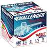 Shot Size: #8 Length: 3'' Brand Style: Challenger Cartridge: AAA_.410 Bore Shot Weight (ounces): 11/16 Oz. Rounds: 250 Manufacturer: Challenger Ammo Model: